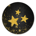 sluitsticker glittersterretjes