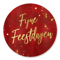 sluitzegel fijne feestdagen rood