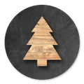 sluitzegel houten kerstboom