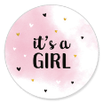 Sluitsticker it's a girl meisje