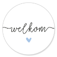 Sluitzegel welkom jongen