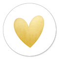 sluitsticker hartje goud