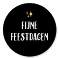 sluitsticker fijne feestdagen