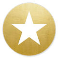 Sluitzegel gouden ster
