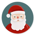 kerstman sluitzegel