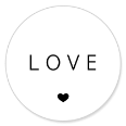 Sluitsticker love