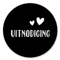 Sluitsticker jubileum uitnodiging