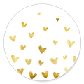 Sluitzegel veel gouden hartjes