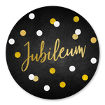 Jubileum confetti zwart