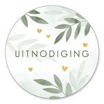 Uitnodiging botanisch met waterverf