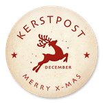 Kerstpost stempel