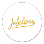 Jubiläum weiß-gold