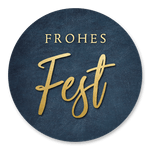 Frohes Fest blau
