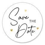Save the Date - zwart wit