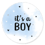 Sluitzegel it's a boy jongen