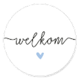 Sluitzegel welkom jongen