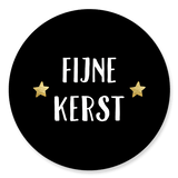 fijne kerst zwarte sluitzegel