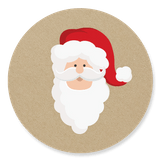 kerstman sluitzegel