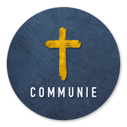 Communie zegel met kruisje
