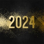 Gouden 2024 op zwart