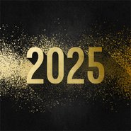 Gouden 2025 op zwart