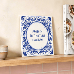 Tegeltje met eigen ontwerp