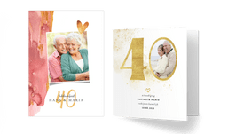 jubileum uitnodiging 40 jaar getrouwd