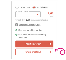 Klik op "proefdruk bestellen"