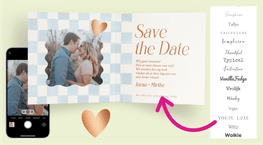 Zelf een save the date voor je bruiloft maken