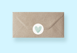 Sluitzegels voor bij je persoonlijke kaart en envelop