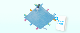 Labeldoekje blauw