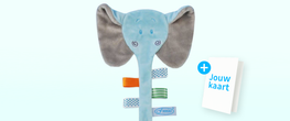 Speendoekje olifant blauw