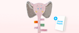 Speendoekje olifant roze