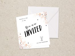 Uitnodiging bedrijfsfeest