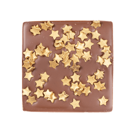 Chocolade chunk met sterren