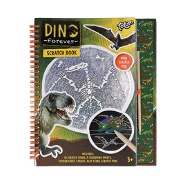 Dino kras- en kleurboek