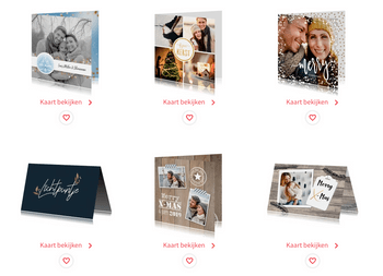 Kies een kerstkaart uit de collectie