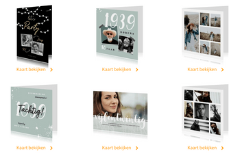 Kies een kaart uit de uitnodiging collectie