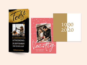 Uitnodiging bedrijfsjubileum