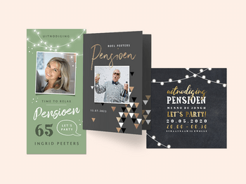 Uitnodiging pensioenfeest
