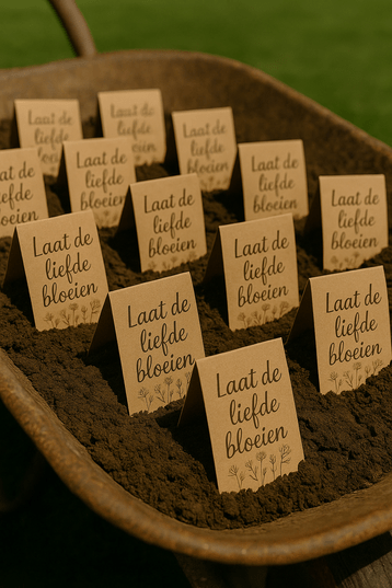 Trouwbedankje bloemzaadjes