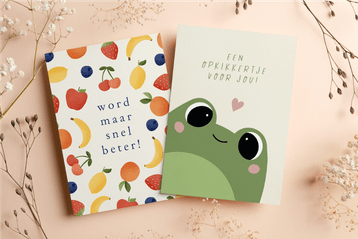 kaartjes met beterschapsteksten