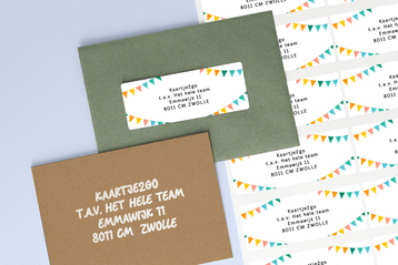 envelop schrijven voorbeeld