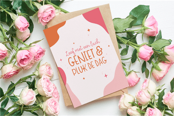 Kaartje met gedicht