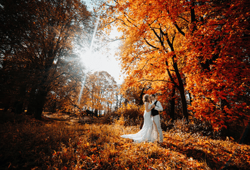 Herfst bruiloft