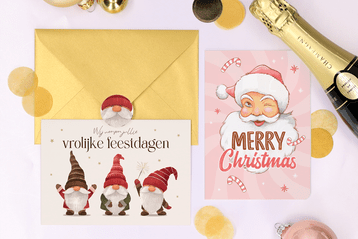Kerstkaartentrend grappig