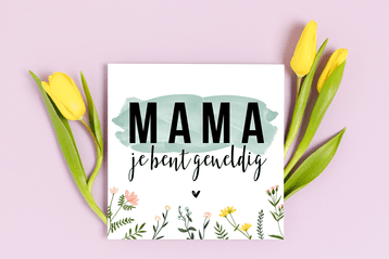 Kaart met moederdag quote