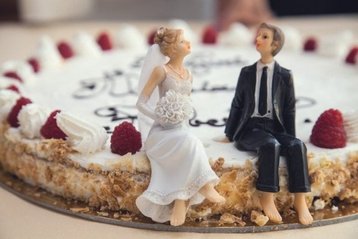25 jaar getrouwd cadeau: bruidstaart namaken