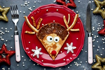 kerstontbijt rendier pannenkoek