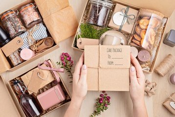 pakketten met cadeaus